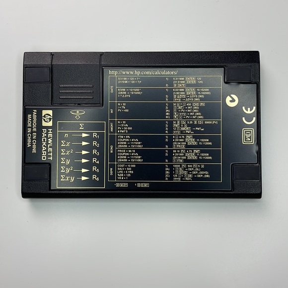 1982 Hewlett-Packard HP-12C Financial Calculator with Manual - Picture 5 of 16